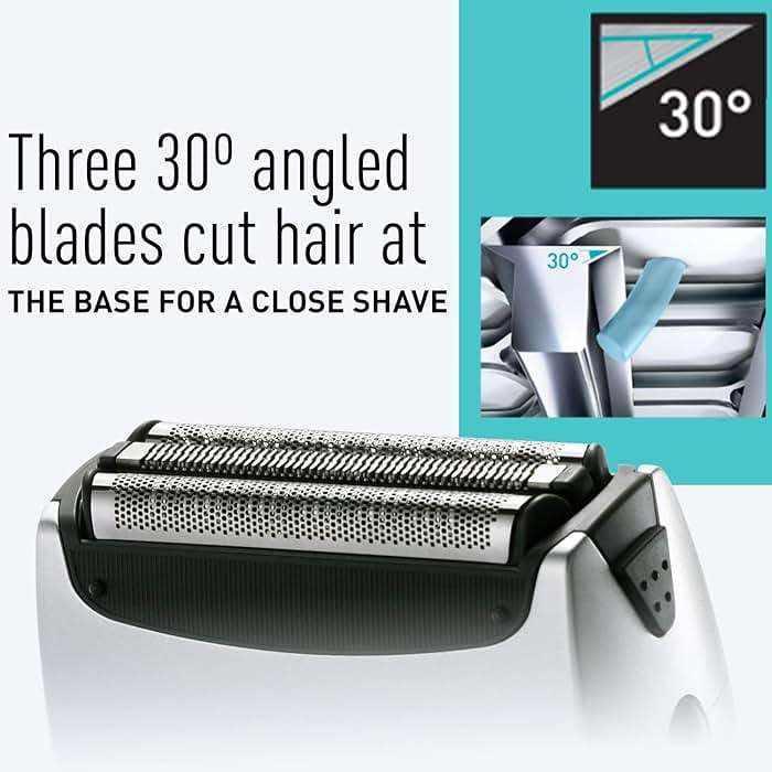 Panasonic ES-RT51-S Arc3 Wet/Dry 3-Blade Pivoting Head Built-in Pop-up Trimmer Cordless Electric Razor for Smooth and Comfortable Shave Travel Pouch Included - Image 2