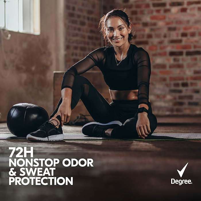 Degree Antiperspirant Deodorant Shower Clean 72-Hour Sweat & Odor Protection Antiperspirant for Women with Body Heat Activated Technology 0.5 oz - Image 6