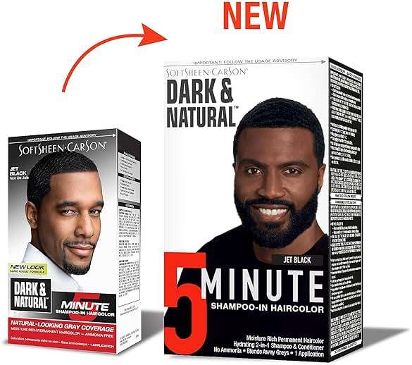 SoftSheen-Carson Dark & Natural 5 Minute Shampoo-In Haircolor, Jet Black - Image 2
