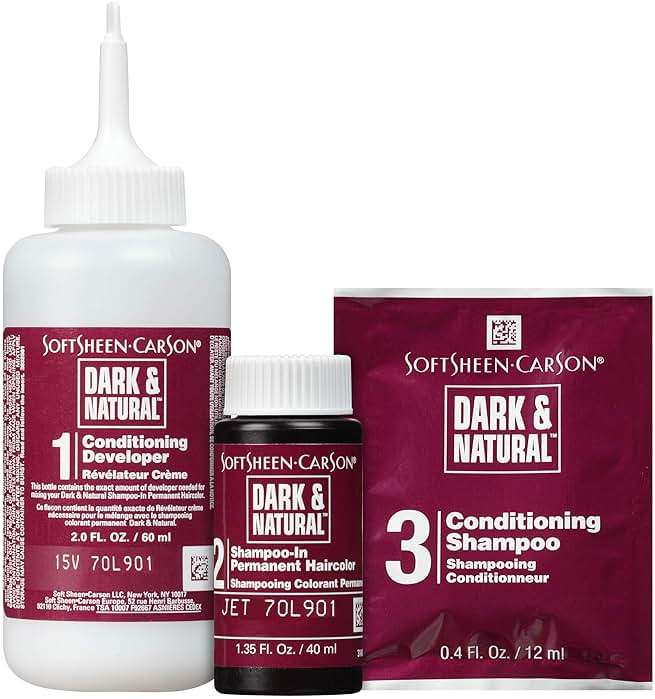 SoftSheen-Carson Dark & Natural 5 Minute Shampoo-In Haircolor, Jet Black - Image 4