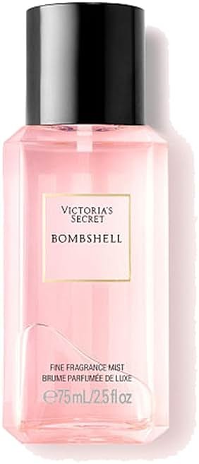 Victoria's Secret Bombshell Mini Fragrance Mist, Notes of Purple Passion Fruit, Shangri-La Peony & Vanilla Orchid, Travel Size Body Spray for Women (2.5 oz) - Product Image