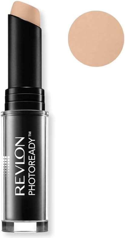 Revlon Concealer Stick, PhotoReady Face Makeup for All Skin Types, Longwear Medium- Full Coverage with Creamy Finish, Lightweight Formula, 003 Light Medium, 0.11 Oz - Image 1