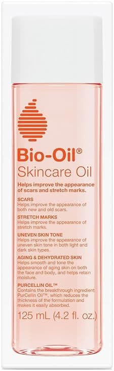Bio-Oil Skincare Body Oil Serum for Scars and Stretch Marks, Face and Body Moisturizer with Vitamin E & A for Sensitive Dry Skin, Dermatologist Recommended, Non-Comedogenic, 4.2 Oz - Product Image