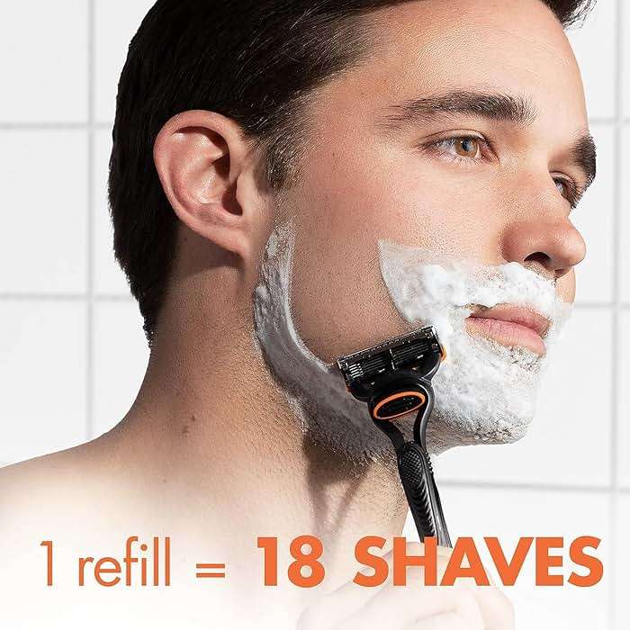 Gillette Fusion5 Power Razor Blades for Men, 5-Blade Razor Refills, 8 Count, Holiday Gifts for Men - Image 3