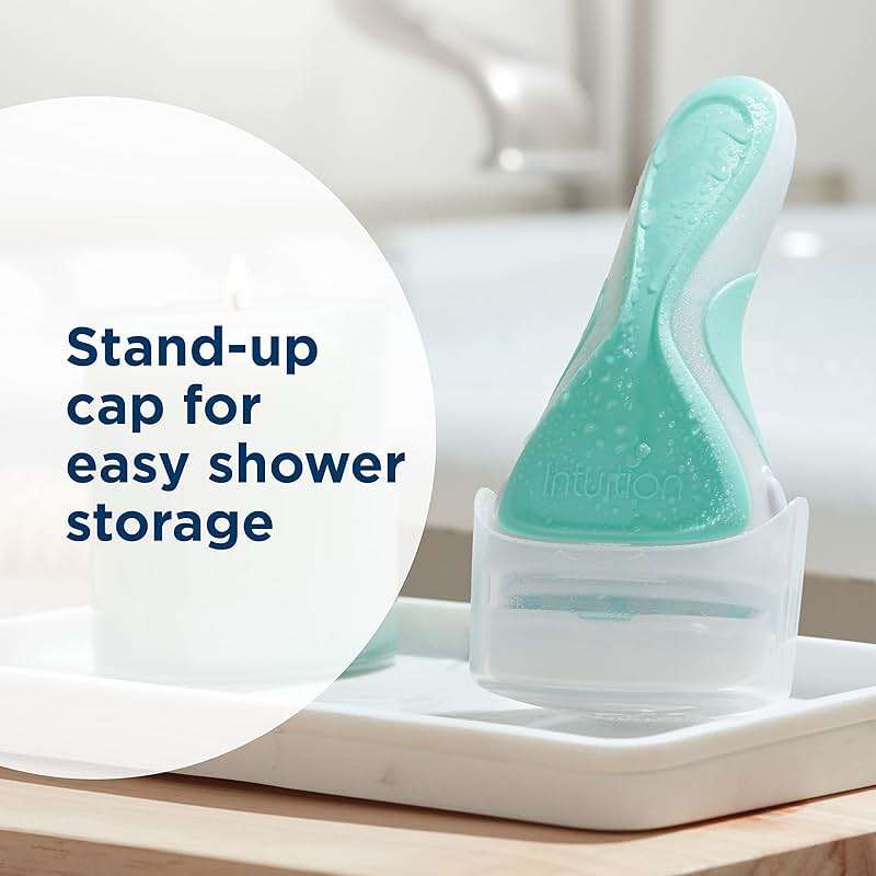 Schick Intuition Razors for Women with Sensitive Skin | 1 Razor & 2 Intuition Razor Blades Refill with Organic Aloe - Image 9