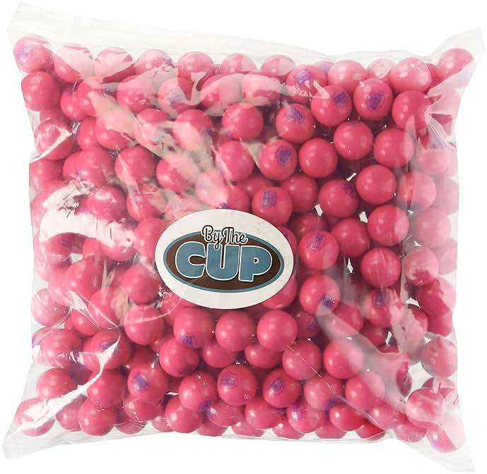 Dubble Bubble - Gum Balls - Original 1928 Pink, 5 lb bag - Image 1