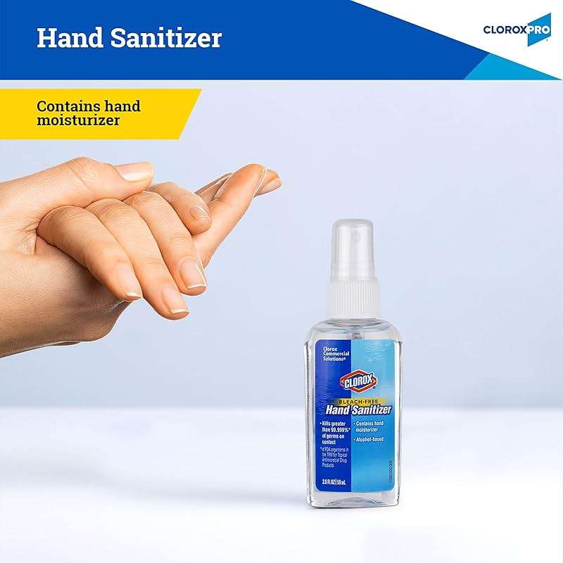 Clorox Pro Hand Sanitizing Spray - Professional Grade Hand Sanitizer Spray Bottle for Everyday & On-The-Go Travel Essentials - Sanitizing Solution for School Supplies & Office Use, 2 Fl Oz - Image 3
