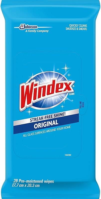 Windex Glass and Multi-Surface Cleaning Wipes, 28 Count - Pack of 3 (84 Total Wipes) by Windex - Shop at Bazar