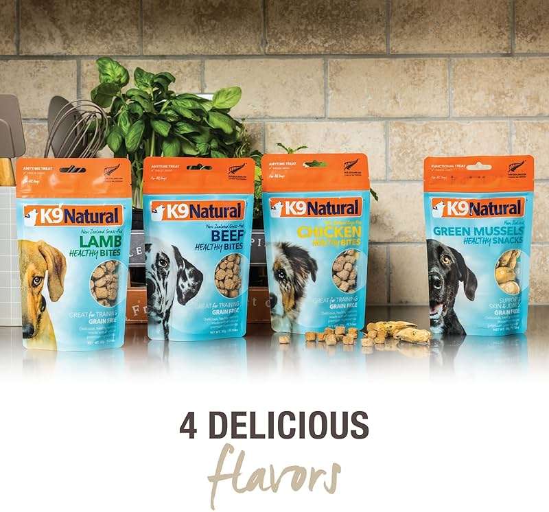 K9 Natural, Freeze-Dried Single Ingredient Dog Treats, High-Value, Low-Calorie Protein Bites for Active Dogs, Healthy Dog Training Treats, Grain-Free Reward, Lamb & Organs, 1.76oz - Image 3