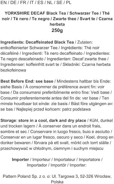 Yorkshire Decaffeinated Tea, 80 Teabags - Image 7
