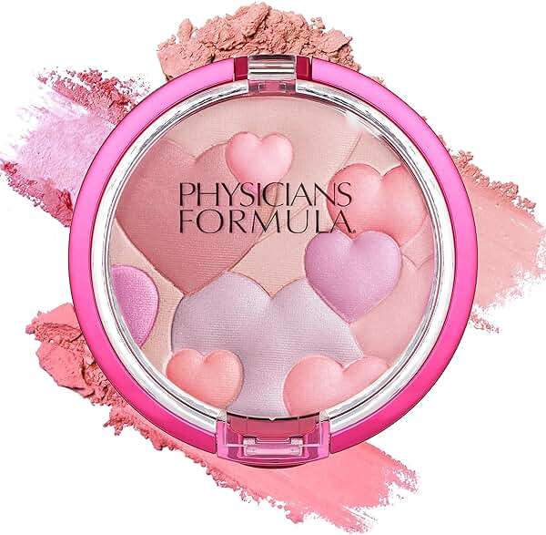Physicians Formula Happy Booster Glow & Mood Boosting Blush, Silky Smooth Formula, Hypoallergenic, Blends Easily with Radiant Finish – Natural - Image 1