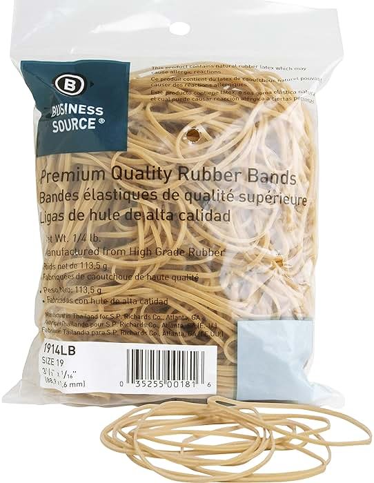 Business Source Rubber Band, Natural (1914LB) - Product Image