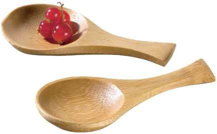 PacknWood 209BBIWAKI - Wooden Spoons for Serving - Biodegradable Bamboo Perfect for Serving, Tasting or Eating - Wood Cooking Spoon - Wooden Tasting Spoons (0.25 oz, 3.7" x 1.8") (Case of 500) - Image 4