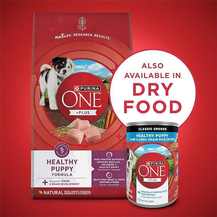 Purina ONE Plus Wet Puppy Food Classic Ground Healthy Puppy Lamb and Long Grain Rice Entree - (Pack of 12) 13 oz. Cans - Image 10