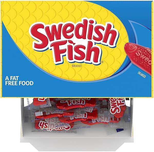 SWEDISH FISH Individually Wrapped Soft & Chewy Gummy Candy, Bulk Candy, 240 Count Box - Image 16