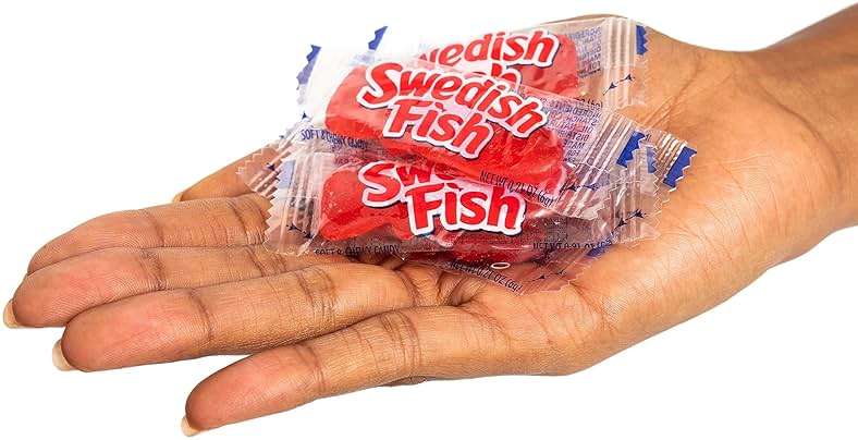 SWEDISH FISH Individually Wrapped Soft & Chewy Gummy Candy, Bulk Candy, 240 Count Box - Image 3