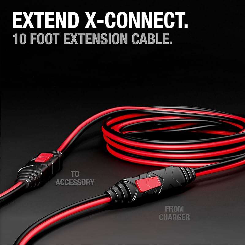NOCO GC004 X-Connect 10-Foot Extension Cable Accessory Genius Smart Battery Chargers - Image 2