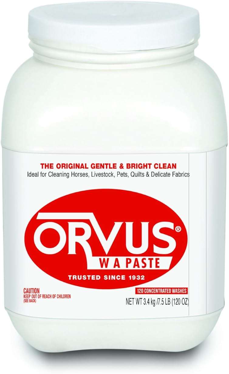 Orvus WA Paste Cleaner - 120oz.- Horse, Livestock and Dog Shampoo - Quilt, Fine Linen Detergent/Cleaner - Image 3