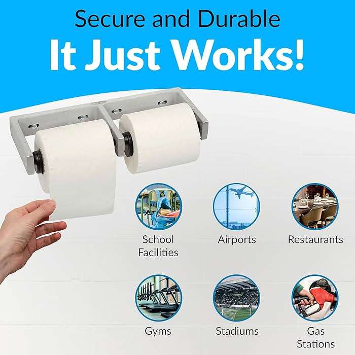 Bobrick Toilet Tissue Dispenser for Two Rolls (Model B-2740) - Image 9
