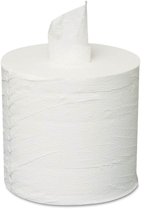 General Supply NP-5505 Centerpull Towels, 2-Ply, White (Case of 6 Rolls) - Product Image