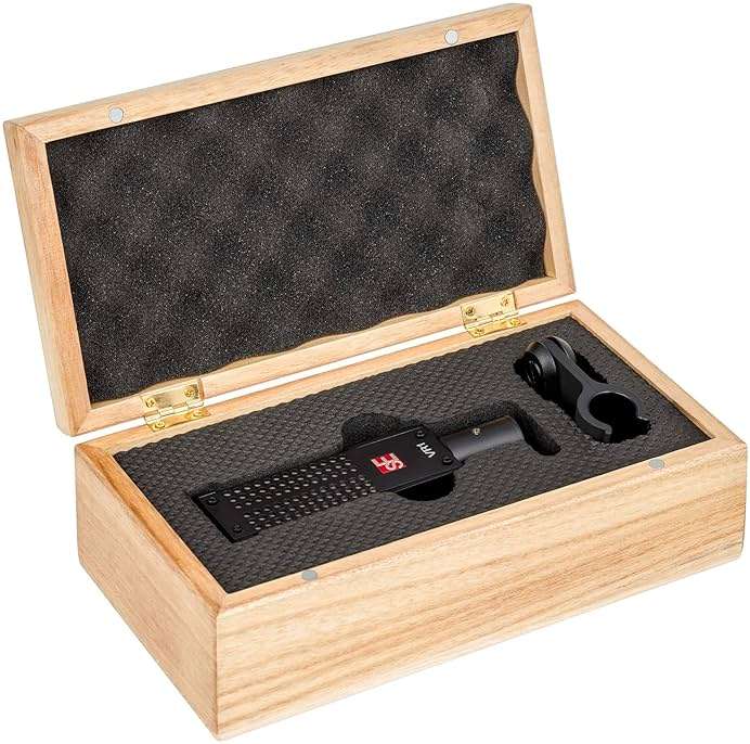 SE ELECTRONICS VR1 Passive Ribbon Microphone with Full 20Hz-18kHz Frequency Response - Classic Ribbon Mic for Acoustic Guitar, Guitar Cabinets, Drums, Acoustic Instruments, Vocals & More - Image 5