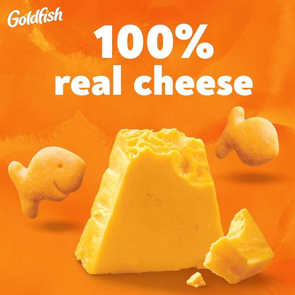 Goldfish Cheddar Cheese Crackers, Baked Snack Crackers, 6.6 oz Bag - Image 4