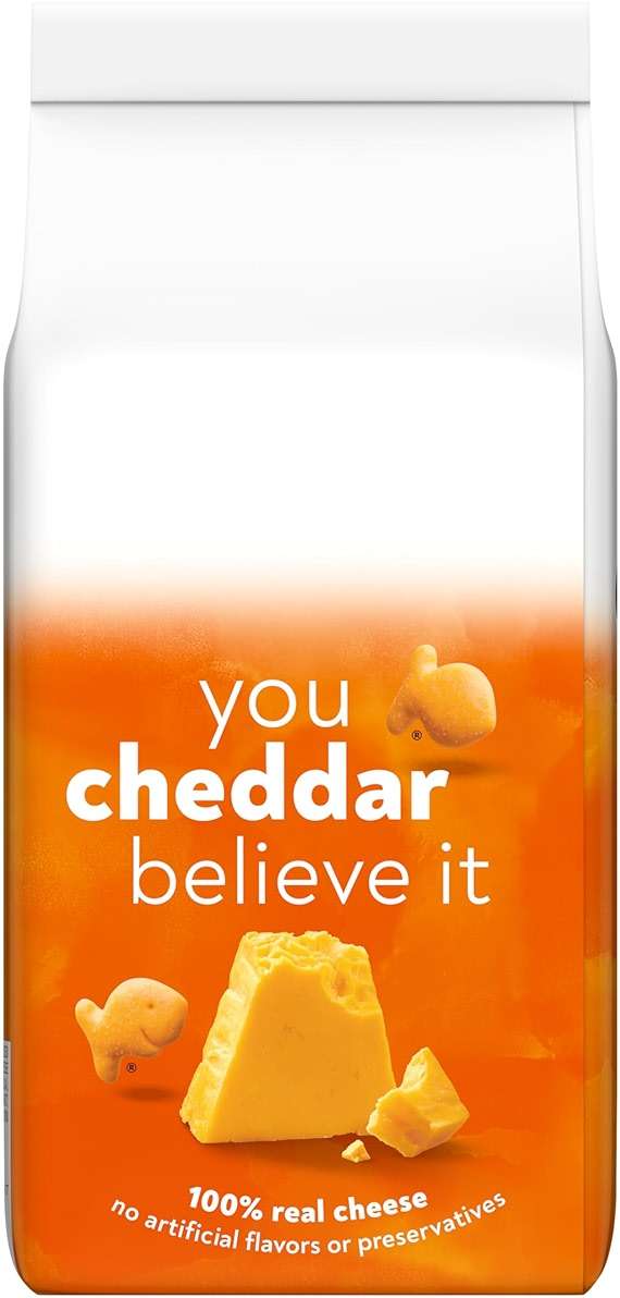 Goldfish Cheddar Cheese Crackers, Baked Snack Crackers, 6.6 oz Bag - Image 6