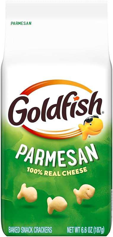 Goldfish Parmesan Cheese Crackers, 6.6 Oz Bag - Image 1