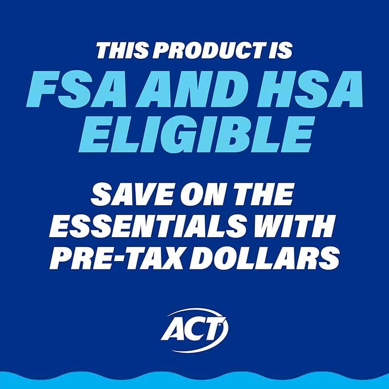 ACT Dry Mouth Anticavity Zero Alcohol Fluoride Mouthwash, Soothing Mint, 33.8 fl. oz. - Image 8