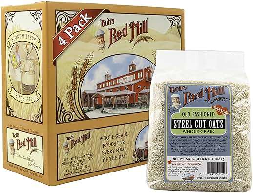 Bob's Red Mill Oats Steel Cut, 54 Ounce (Pack of 4) - Image 1