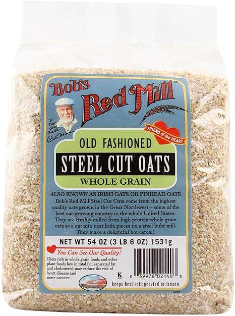 Bob's Red Mill Oats Steel Cut, 54 Ounce (Pack of 4) - Image 4