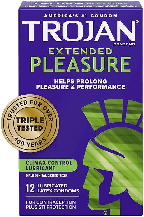 TROJAN Extended Pleasure Condoms, TROJAN Condoms, 12 Count - Image 8