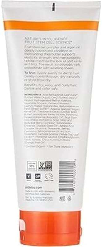 Andalou Naturals Styling Cream Ounces, Argan Oil & Shea, 6.8 Fl Oz - Image 3