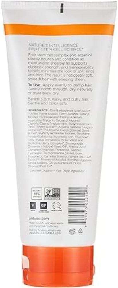 Andalou Naturals Styling Cream Ounces, Argan Oil & Shea, 6.8 Fl Oz - Image 4