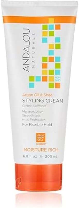 Andalou Naturals Styling Cream Ounces, Argan Oil & Shea, 6.8 Fl Oz - Image 5