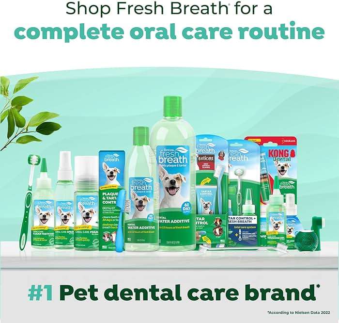 TropiClean Fresh Breath Water Additive for Dogs, Dog Breath Freshener and Teeth Cleaning Solution, No Toothpaste or Toothbrush Required, 33.8oz. - Image 8