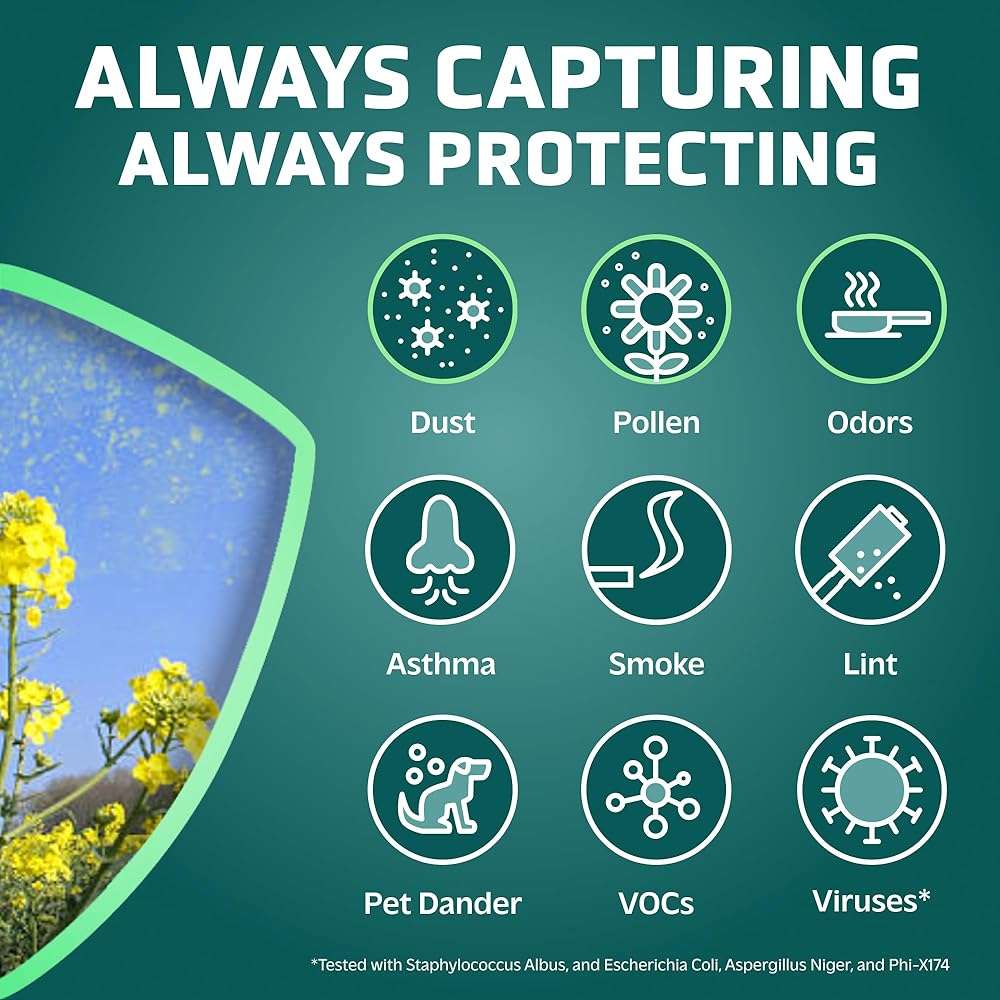 GermGuardian, Filter B HEPA Pure Genuine Air Purifier Filter, Removes 99.97% of Pollutants, Wildfire Smoke, Odors, for Ac4825, Ac4300, Ac4850, Ac4880, Ac4900, Cdap4500, Ap2200, Flt4825 - Image 2