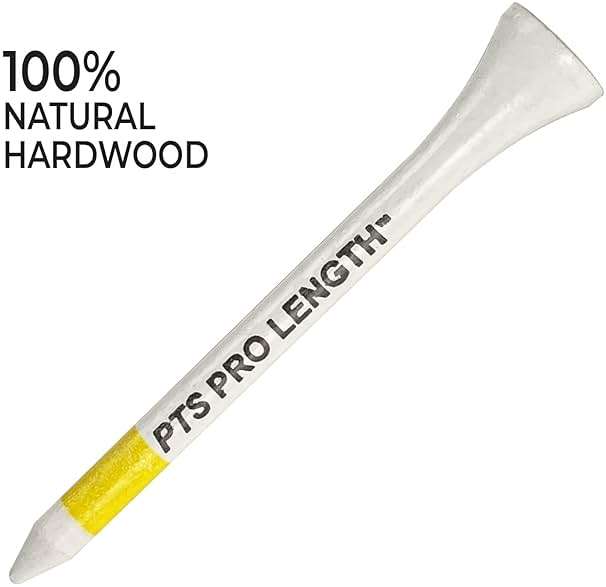 PrideSports PTS Wood Golf Tees | 175 Count, 2-3/4 Inch | #1 Wood Tee on Tour | Best for Drivers & Woods - Image 5