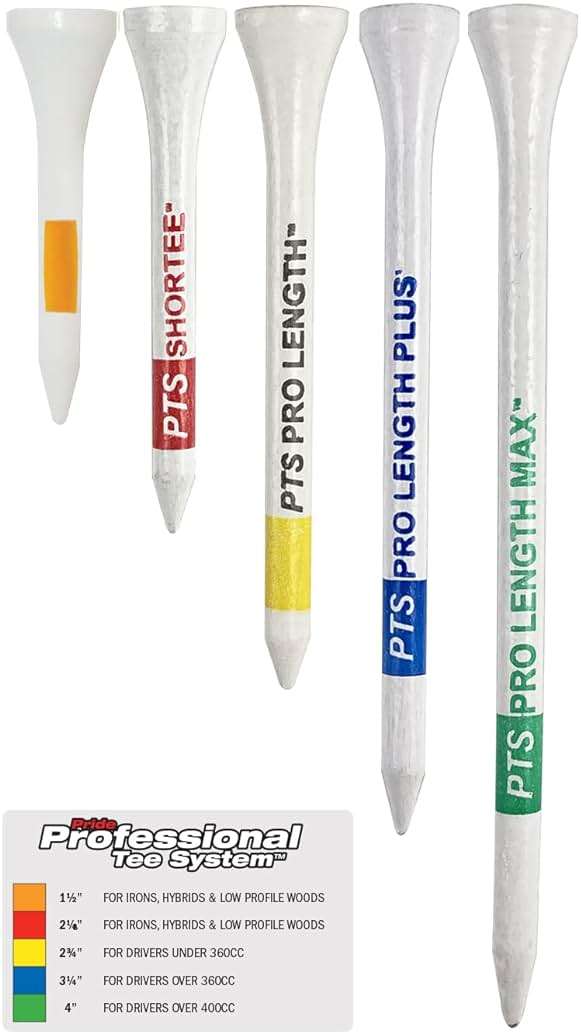 PrideSports PTS Wood Golf Tees | 175 Count, 2-3/4 Inch | #1 Wood Tee on Tour | Best for Drivers & Woods - Image 6
