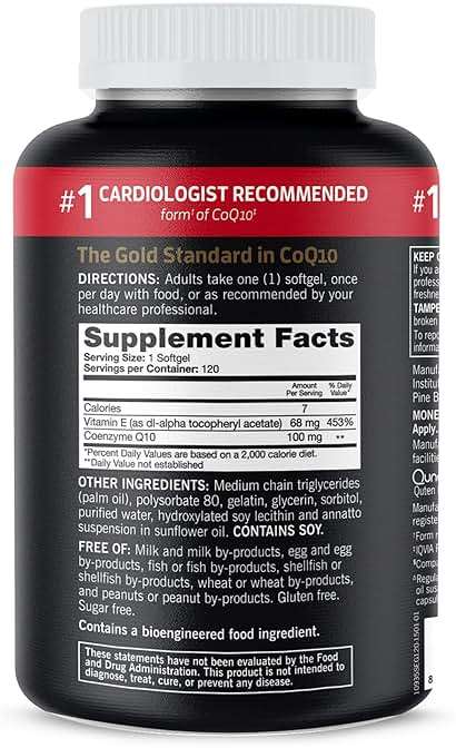 Qunol Ultra CoQ10 100mg, 3x Better Absorption, Patented Water and Fat Soluble Natural Supplement Form of Coenzyme Q10, Antioxidant for Heart Health, 120 Count Softgels - Image 11