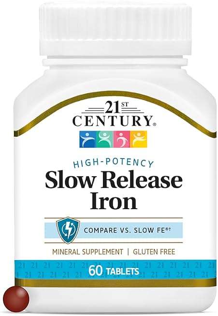 21st Century Slow Release Iron Tablets, 60 Count - Image 1