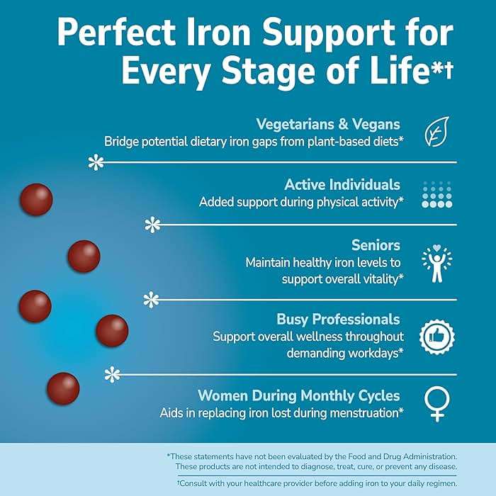 21st Century Slow Release Iron Tablets, 60 Count - Image 2