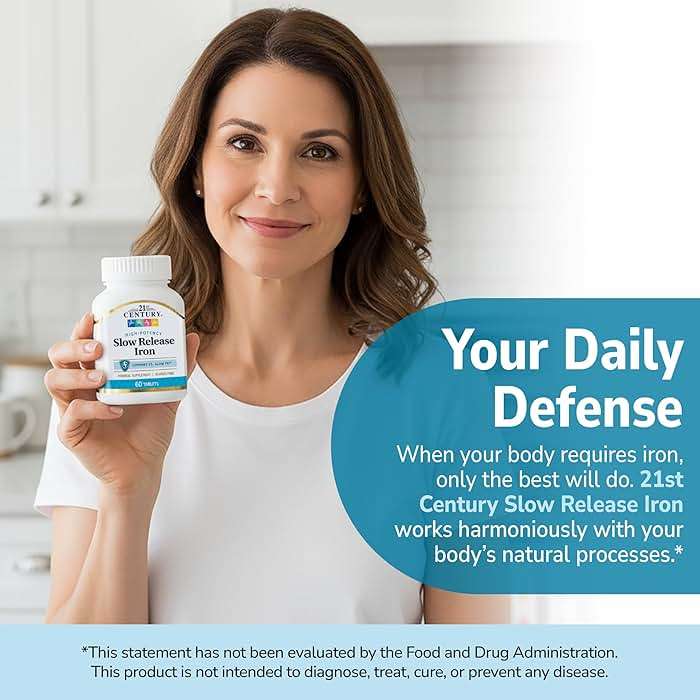 21st Century Slow Release Iron Tablets, 60 Count - Image 4