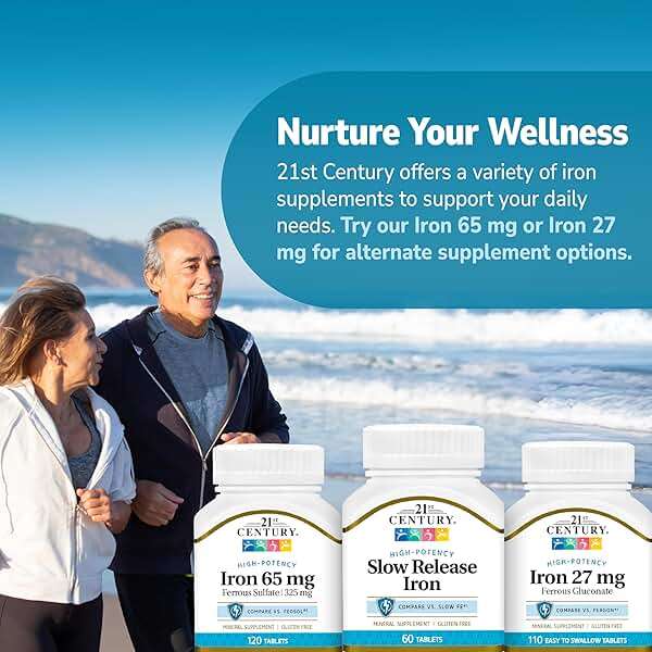 21st Century Slow Release Iron Tablets, 60 Count - Image 7