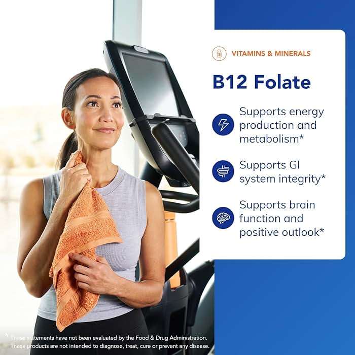 Pure Encapsulations B12 Folate - Energy Supplement to Support Nerves, Energy Metabolism & Cognitive Support* - with Vitamin B Folate as Metafolin - 60 Capsules - Image 3