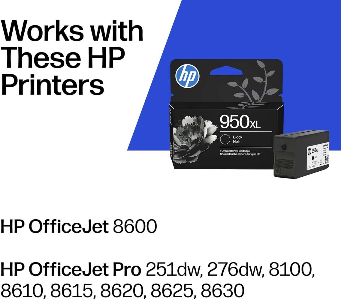 HP 950XL | Ink Cartridge | Black | CN045AN - Image 2