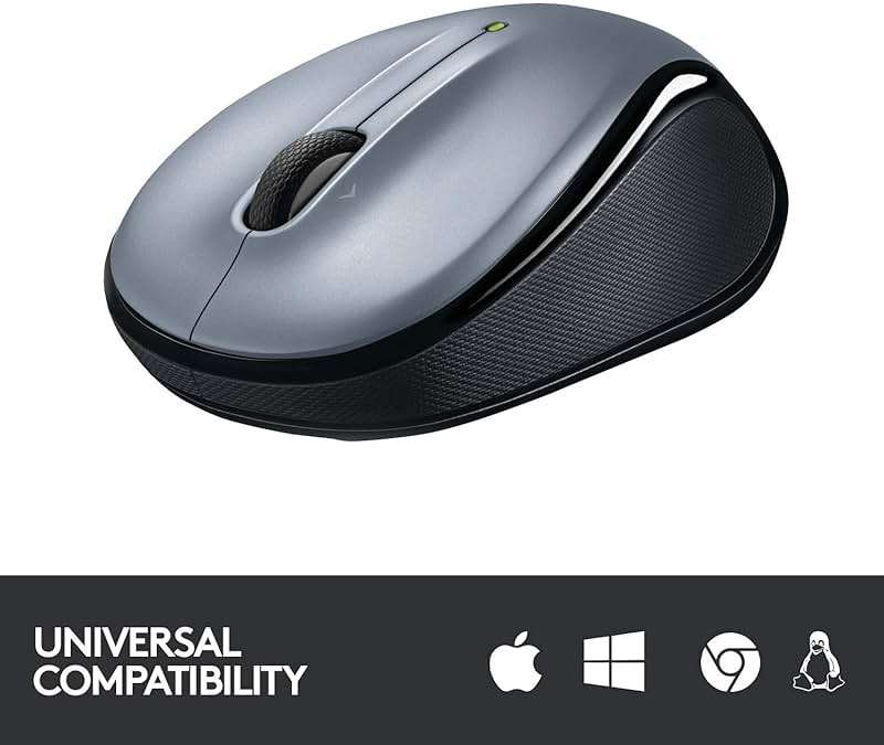 Logitech Wireless Mouse M325 with Designed-For-Web Scrolling - Light Silver - Image 5