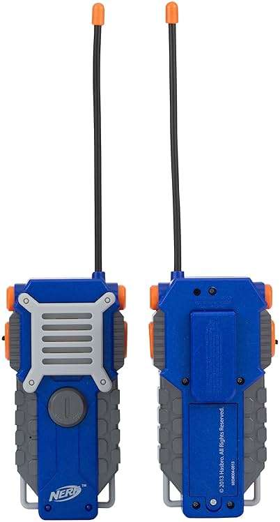 Nerf - Kids Walkie Talkie Set of 2, 1000ft Long Range, Push to Talk - Image 7