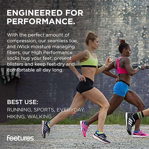Feetures High Performance Max Cushion Ankle Sock - Tab Socks for Women & Men with Heel Tab - Image 6