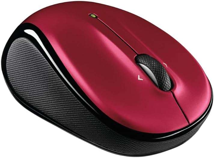 Logitech Wireless Mouse M325 with Designed-For-Web Scrolling - Red - Image 3